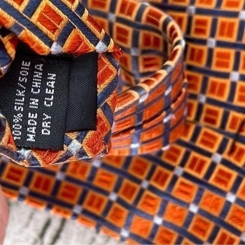 Stafford Bundle Men’s silk tie plaid striped bundle of 3